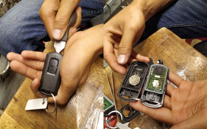 Cách thay pin chìa khóa ô tô đơn giản Quang Trung