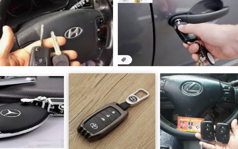 Thợ mở được khóa các loại xe ô tô khác nhau tại sửa khóa Quang Trung