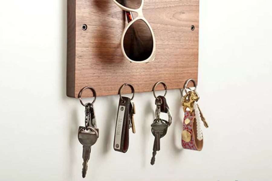 Để cố định khu vực riêng biệt cho chìa khóa giảm thất lạc