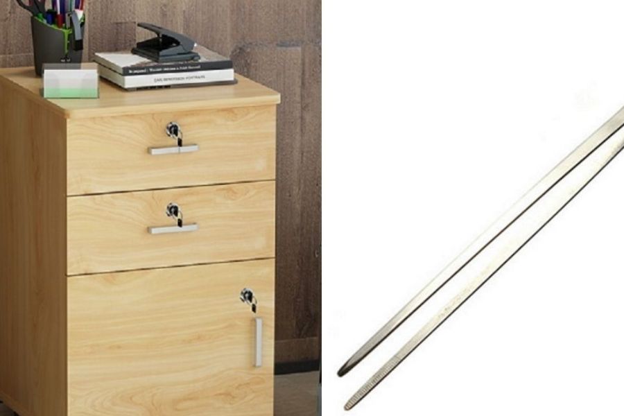 Mẹo mở khóa tủ nhanh gọn chỉ với một chiếc nhíp nhỏ