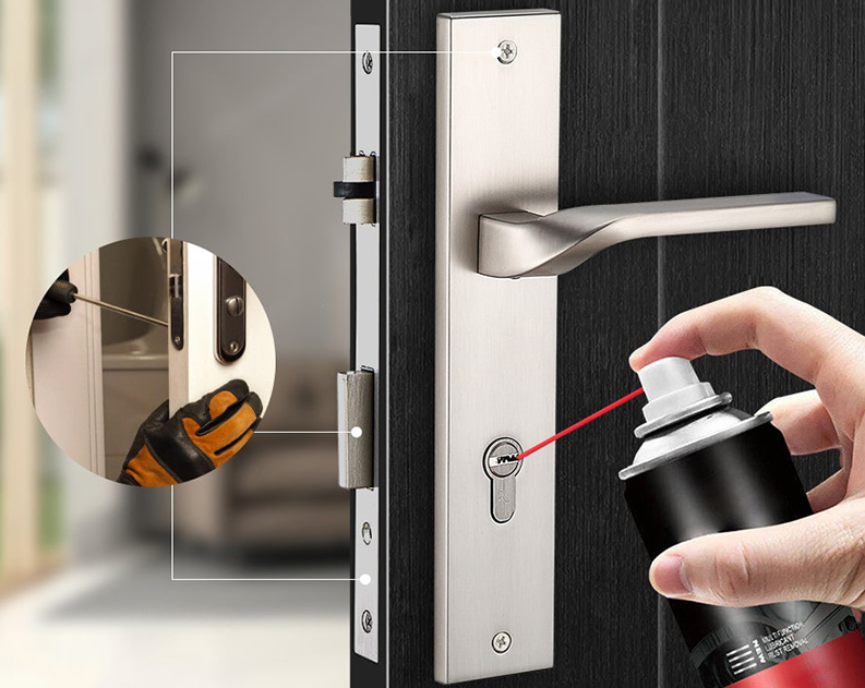 cách mở ổ khoá tay gạt khi mất chìa