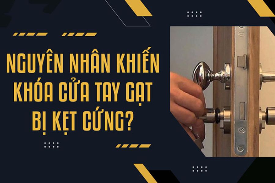 cách sửa khoá cửa tay gạt