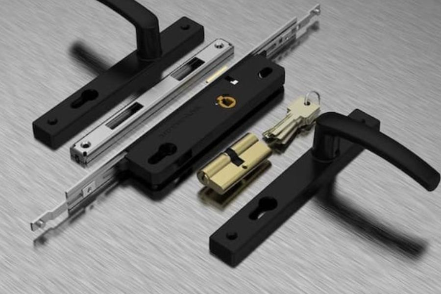 Cấu tạo của khóa cửa tay gạt