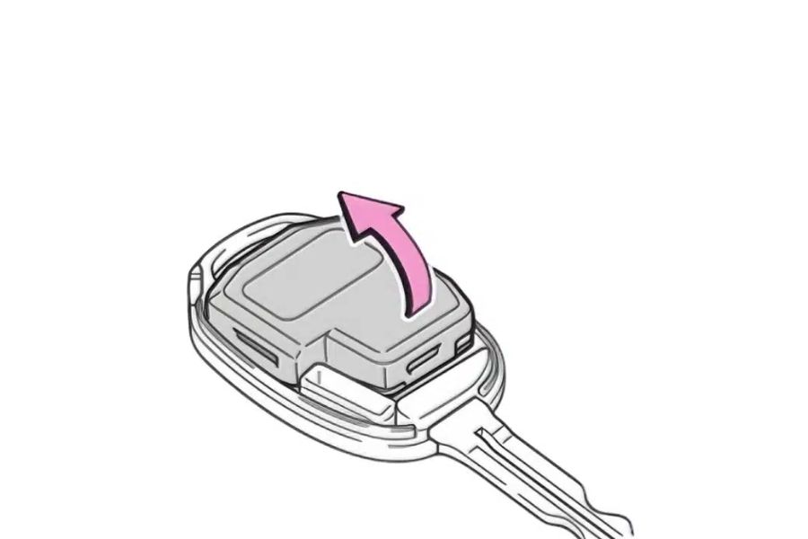 Gỡ bỏ mô đun chìa khóa Toyota Vios