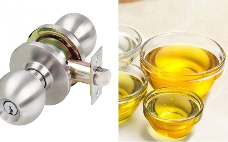 Dầu ăn là mẹo mở ổ khóa tròn bị kẹt trong lúc cấp bách