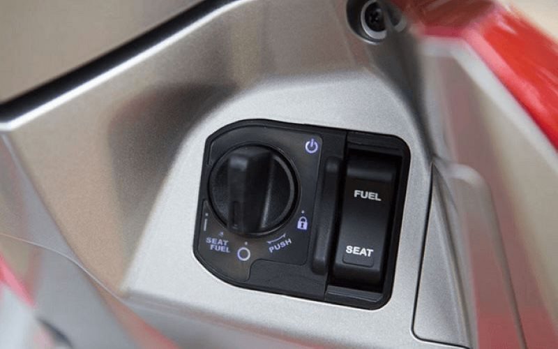 Biểu tượng trên ổ khóa xe Vision đời mới