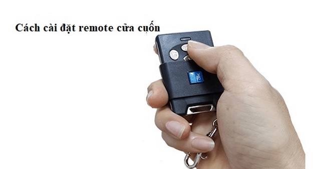cách cài đặt remote của cuốn austdoor